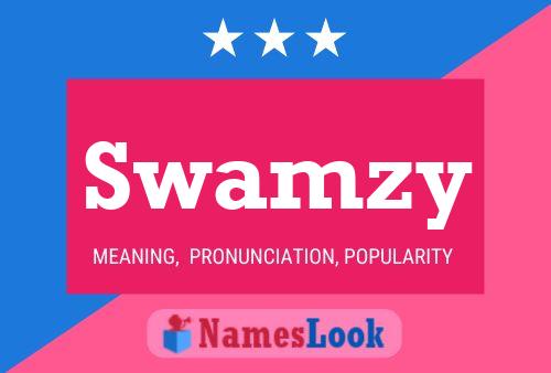 ملصق اسم Swamzy