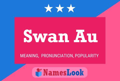 ملصق اسم Swan Au