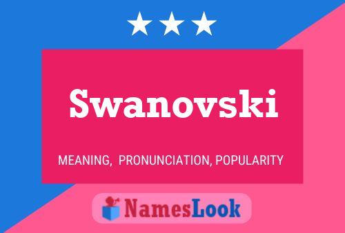 ملصق اسم Swanovski