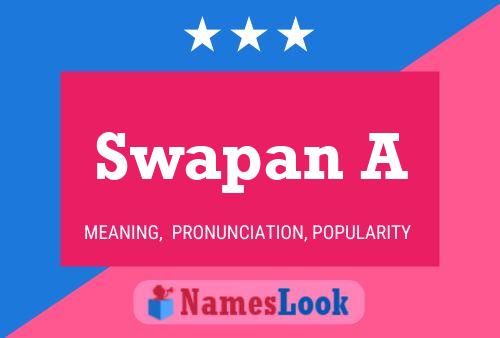 ملصق اسم Swapan A