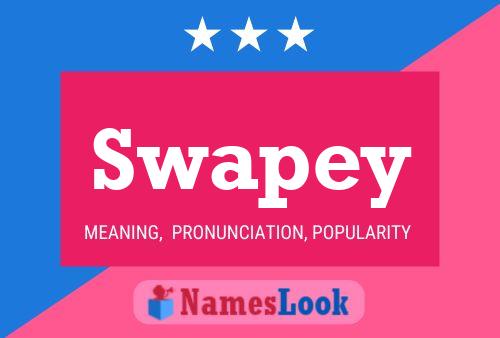 ملصق اسم Swapey