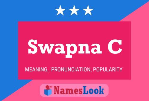 ملصق اسم Swapna C