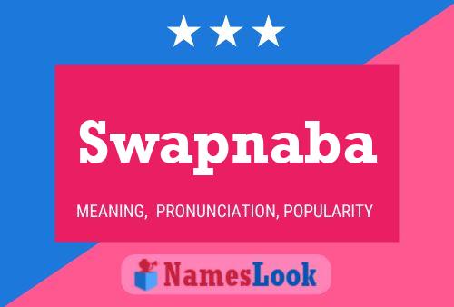 ملصق اسم Swapnaba