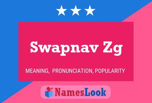 ملصق اسم Swapnav Zg