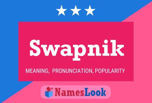 ملصق اسم Swapnik