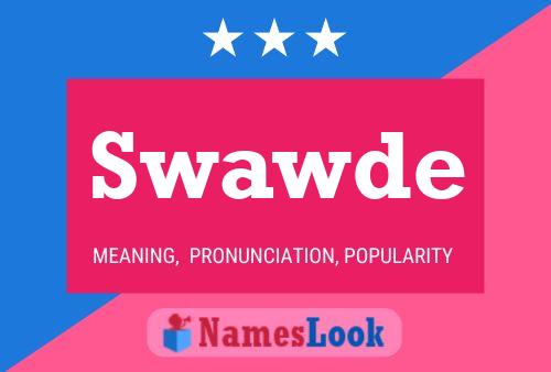 ملصق اسم Swawde