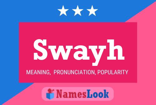 ملصق اسم Swayh