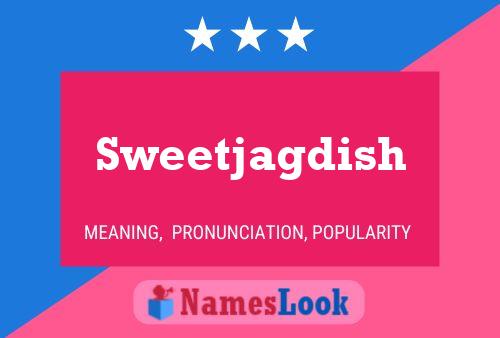 ملصق اسم Sweetjagdish