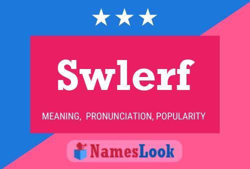 ملصق اسم Swlerf