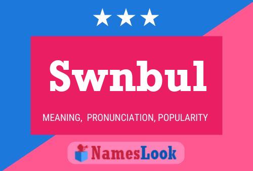 ملصق اسم Swnbul