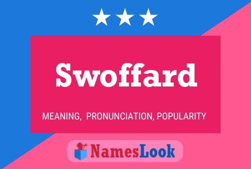 ملصق اسم Swoffard