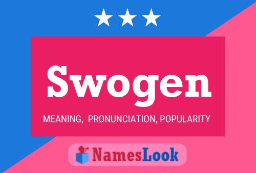 ملصق اسم Swogen