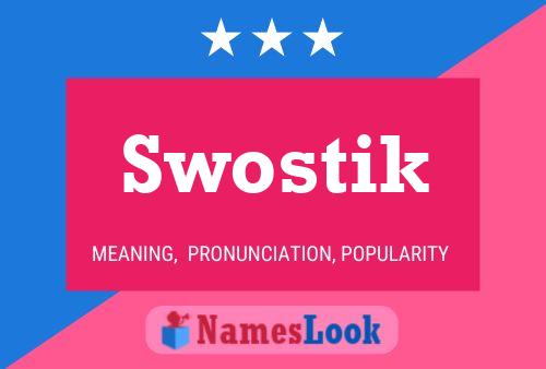 ملصق اسم Swostik