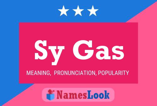 ملصق اسم Sy Gas