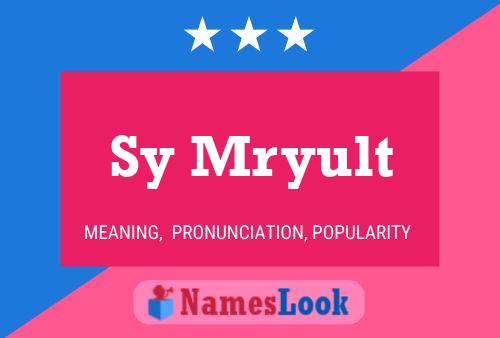 ملصق اسم Sy Mryult