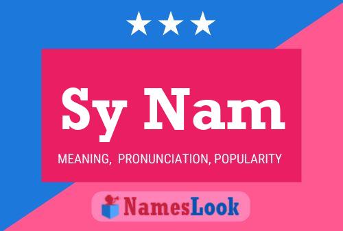 ملصق اسم Sy Nam