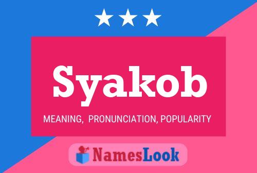 ملصق اسم Syakob