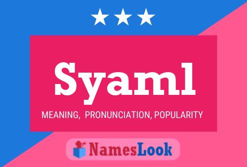 ملصق اسم Syaml