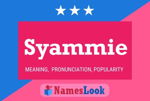 ملصق اسم Syammie