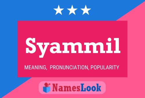 ملصق اسم Syammil