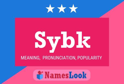 ملصق اسم Sybk