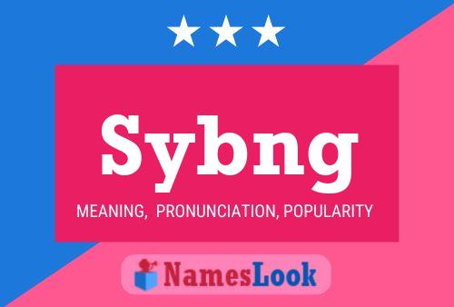 ملصق اسم Sybng