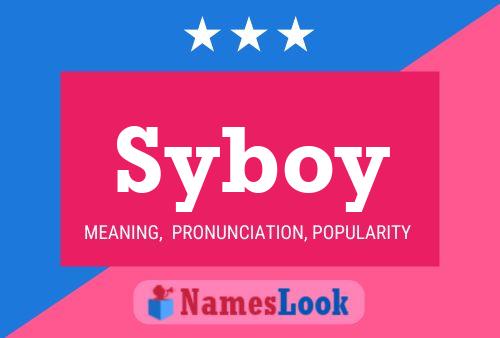 ملصق اسم Syboy