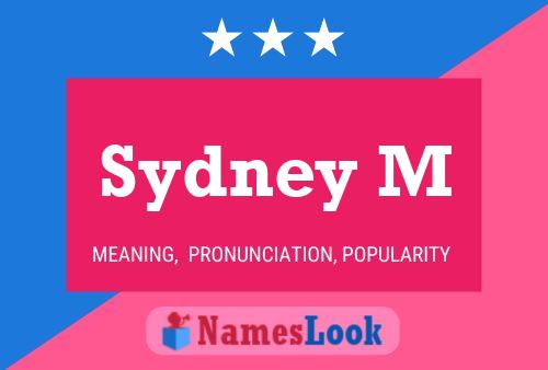 ملصق اسم Sydney M