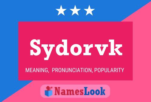 ملصق اسم Sydorvk