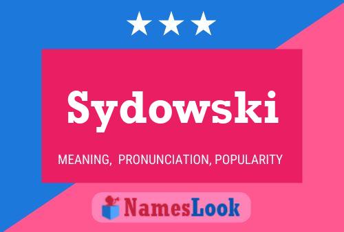 ملصق اسم Sydowski