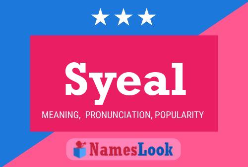 ملصق اسم Syeal