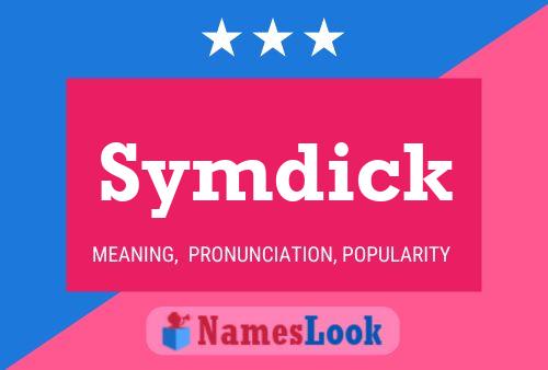 ملصق اسم Symdick