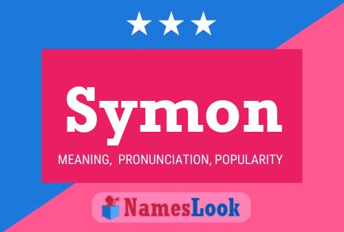 ملصق اسم Symon