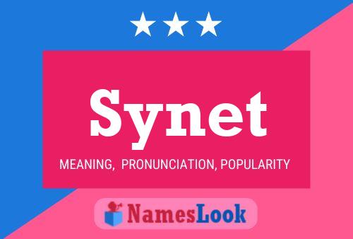 ملصق اسم Synet