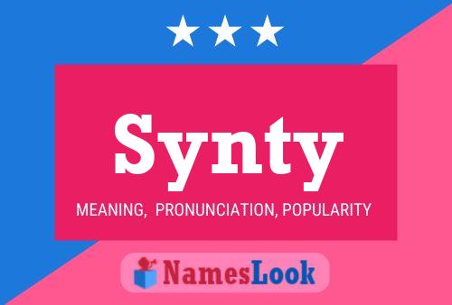 ملصق اسم Synty