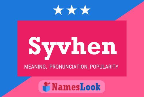 ملصق اسم Syvhen