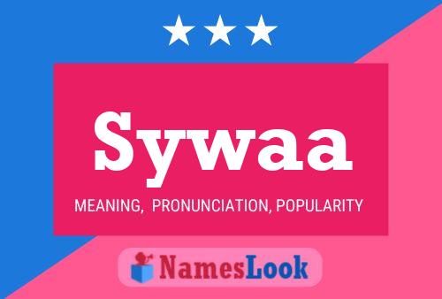 ملصق اسم Sywaa