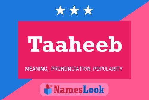 ملصق اسم Taaheeb