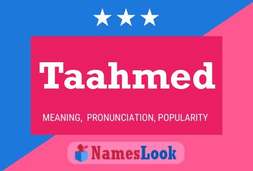 ملصق اسم Taahmed