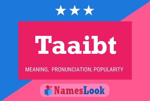 ملصق اسم Taaibt