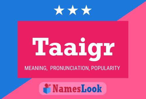 ملصق اسم Taaigr