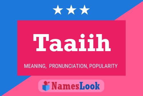 ملصق اسم Taaiih