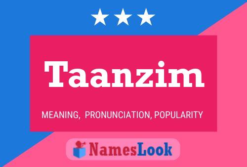 ملصق اسم Taanzim