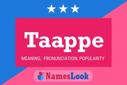 ملصق اسم Taappe