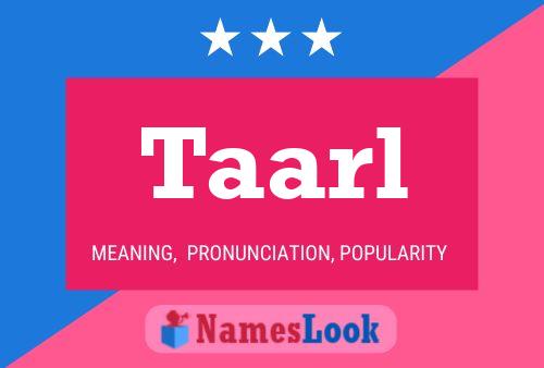 ملصق اسم Taarl