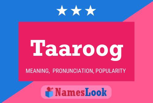 ملصق اسم Taaroog