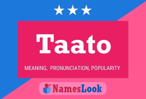 ملصق اسم Taato