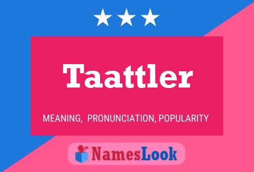 ملصق اسم Taattler