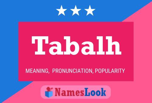 ملصق اسم Tabalh