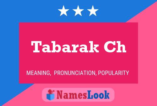 ملصق اسم Tabarak Ch